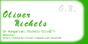 oliver michels business card